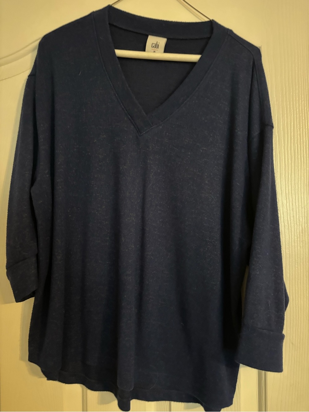 CAbi Royal Blue Lightweight V-Neck Sweater